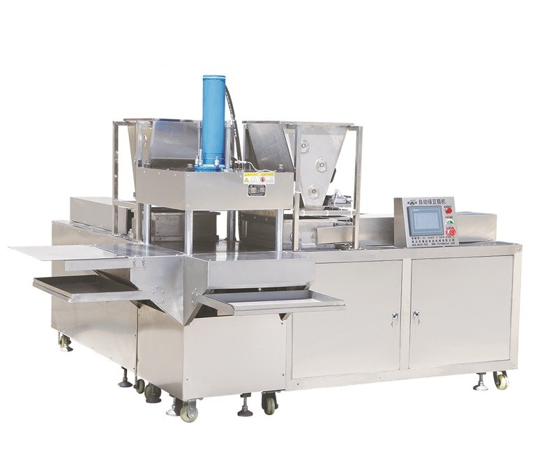 全自動肉松壓塊機(jī)是怎么將肉松粉壓塊成型的